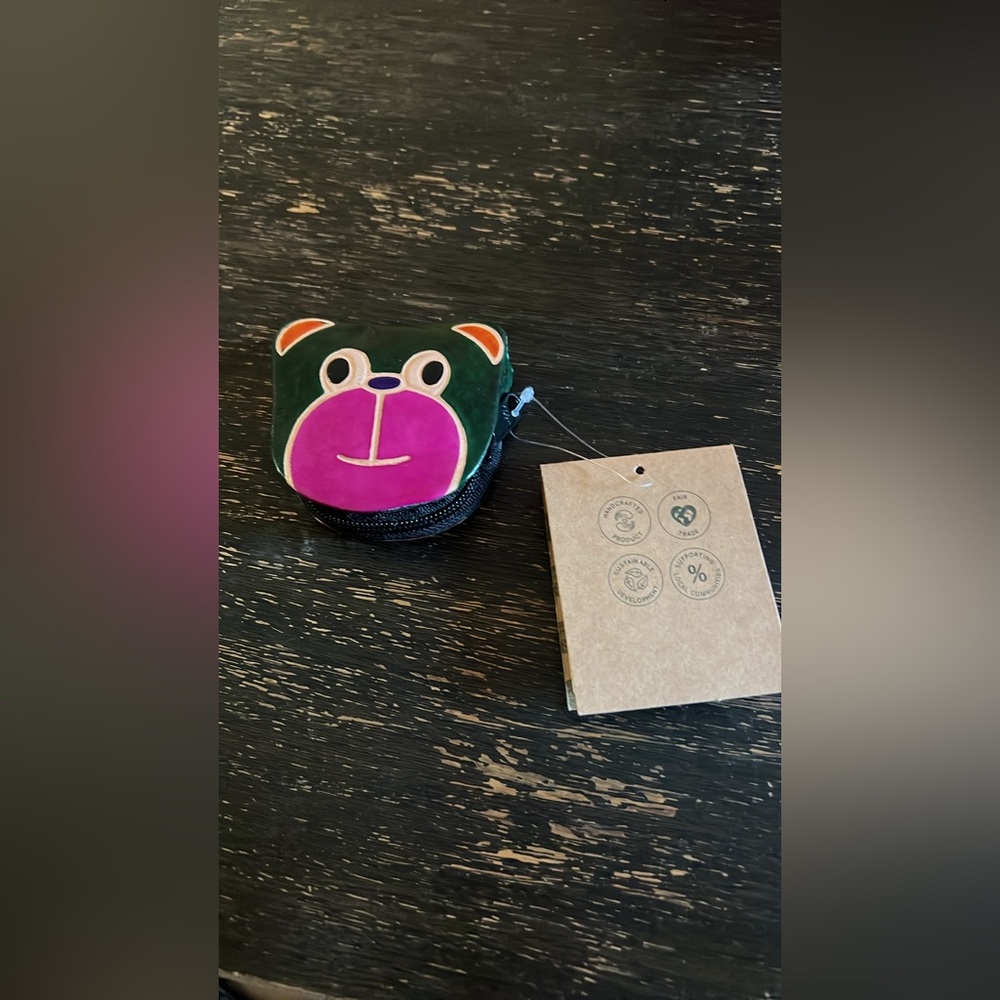 Bear coin purse - Picture 2 of 3